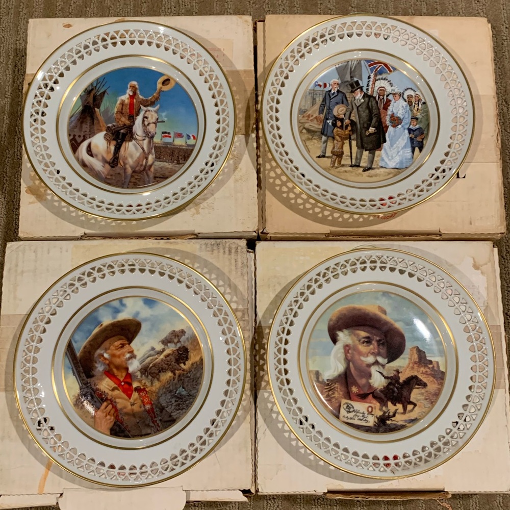 Buffalo Bill’s Wild West Plate Set